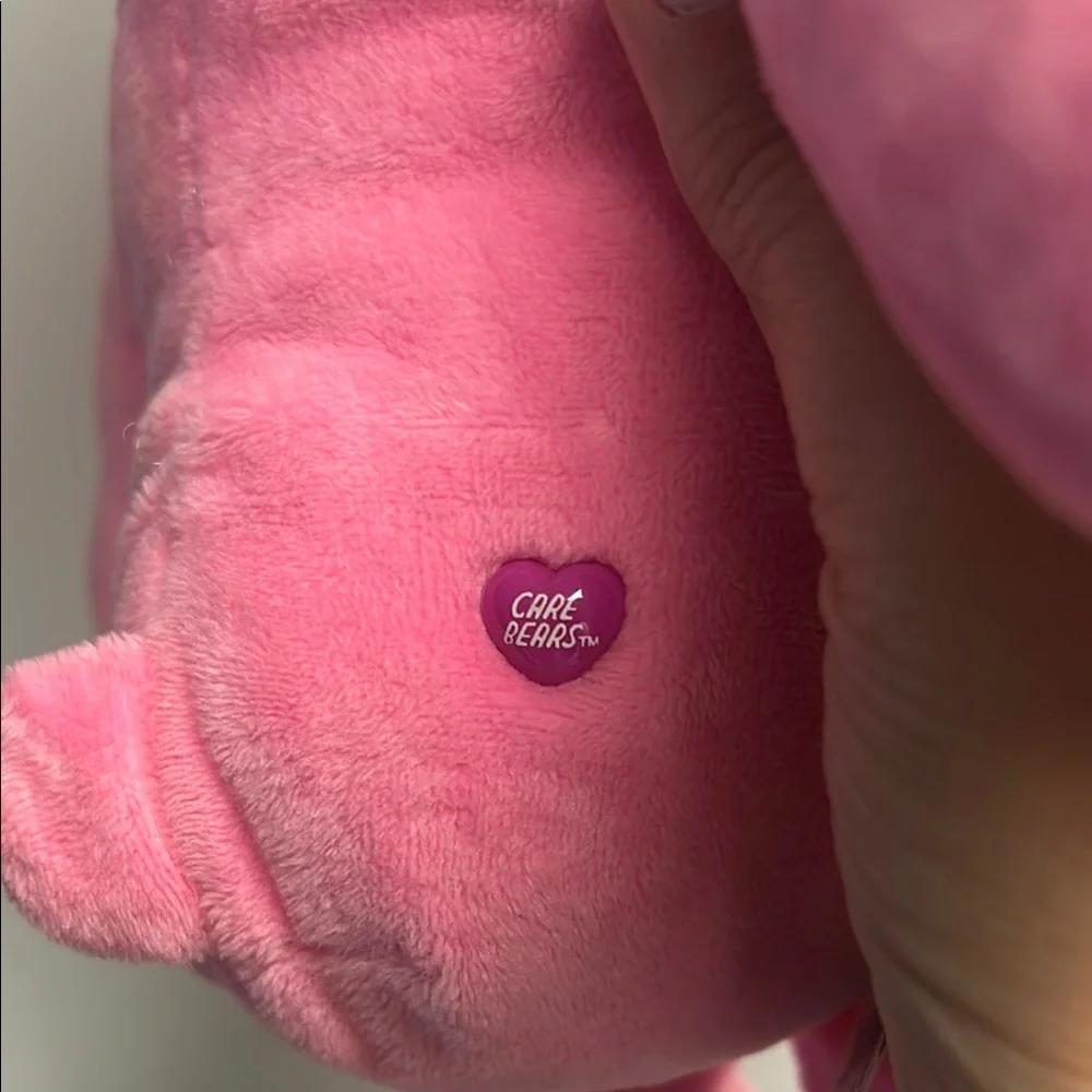 Care Bears Cheer Bear Plush - Pink with Rainbow Belly